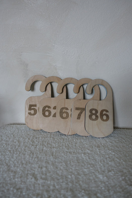 Tøj størrelse bøjle