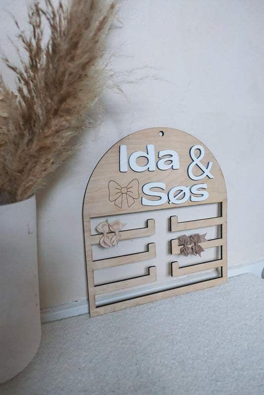 Sløjfe holder - 2 navne